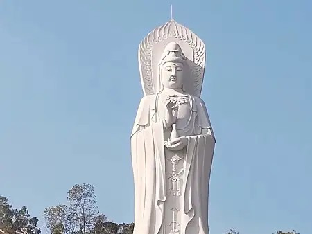 广东阳江市38米观音像