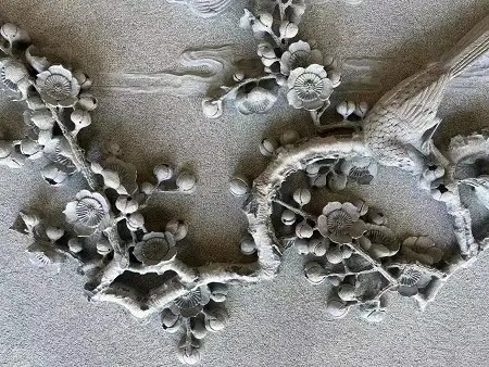 梅兰竹菊浮雕