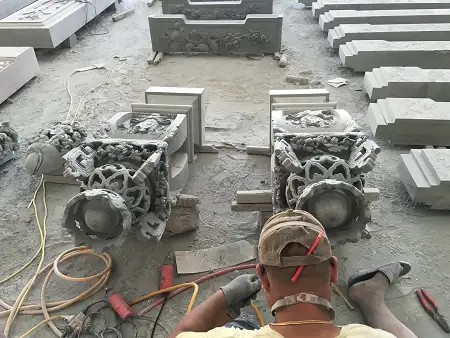 寺庙精雕构件
